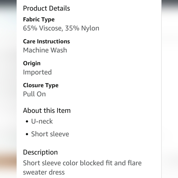 Anne Klein Plus Fit and Flare Beautiful thick material NWOT - Picture 3 of 3